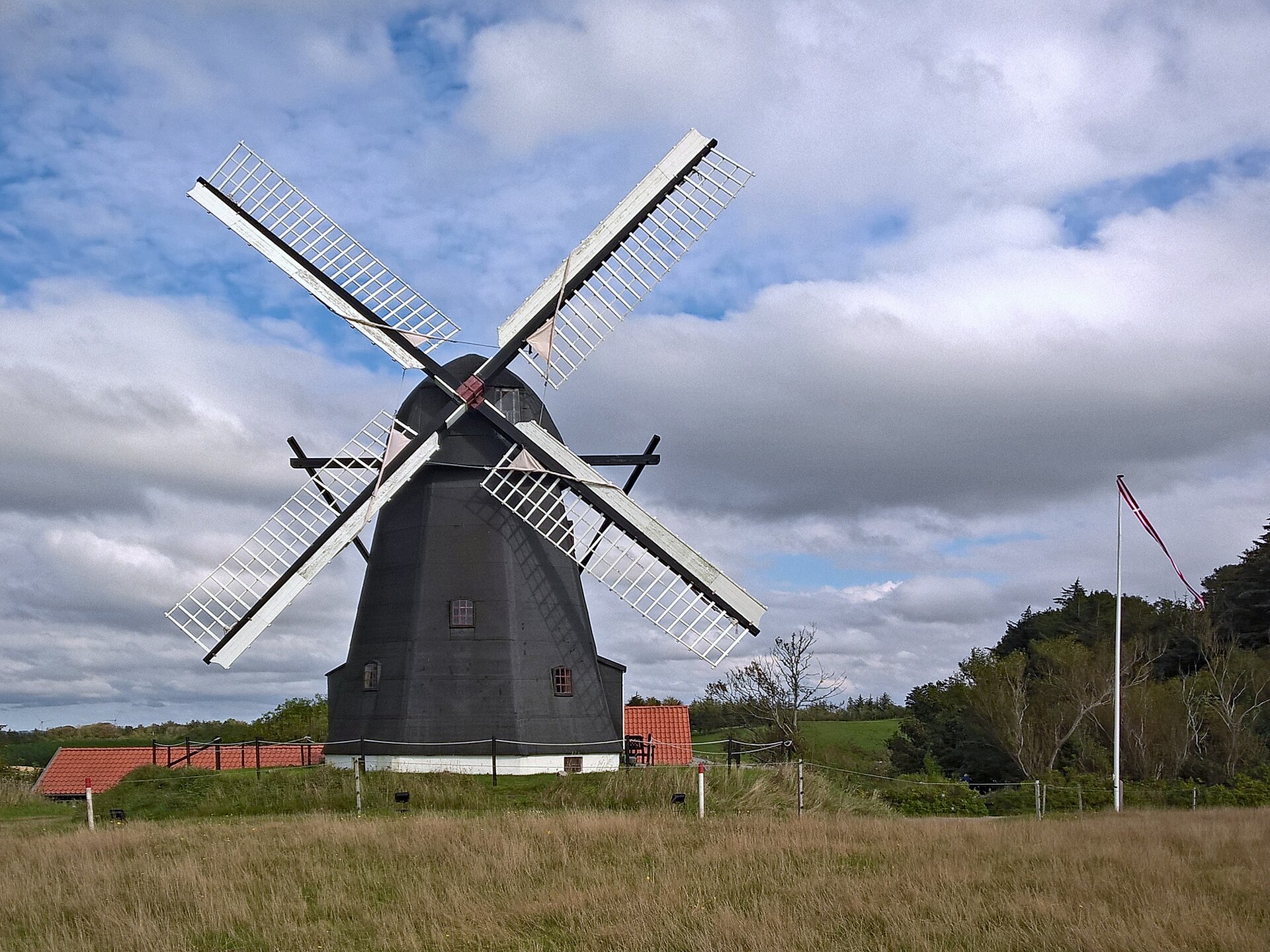 Vennebjerg Mølle – foto fra Wikimedia Commons