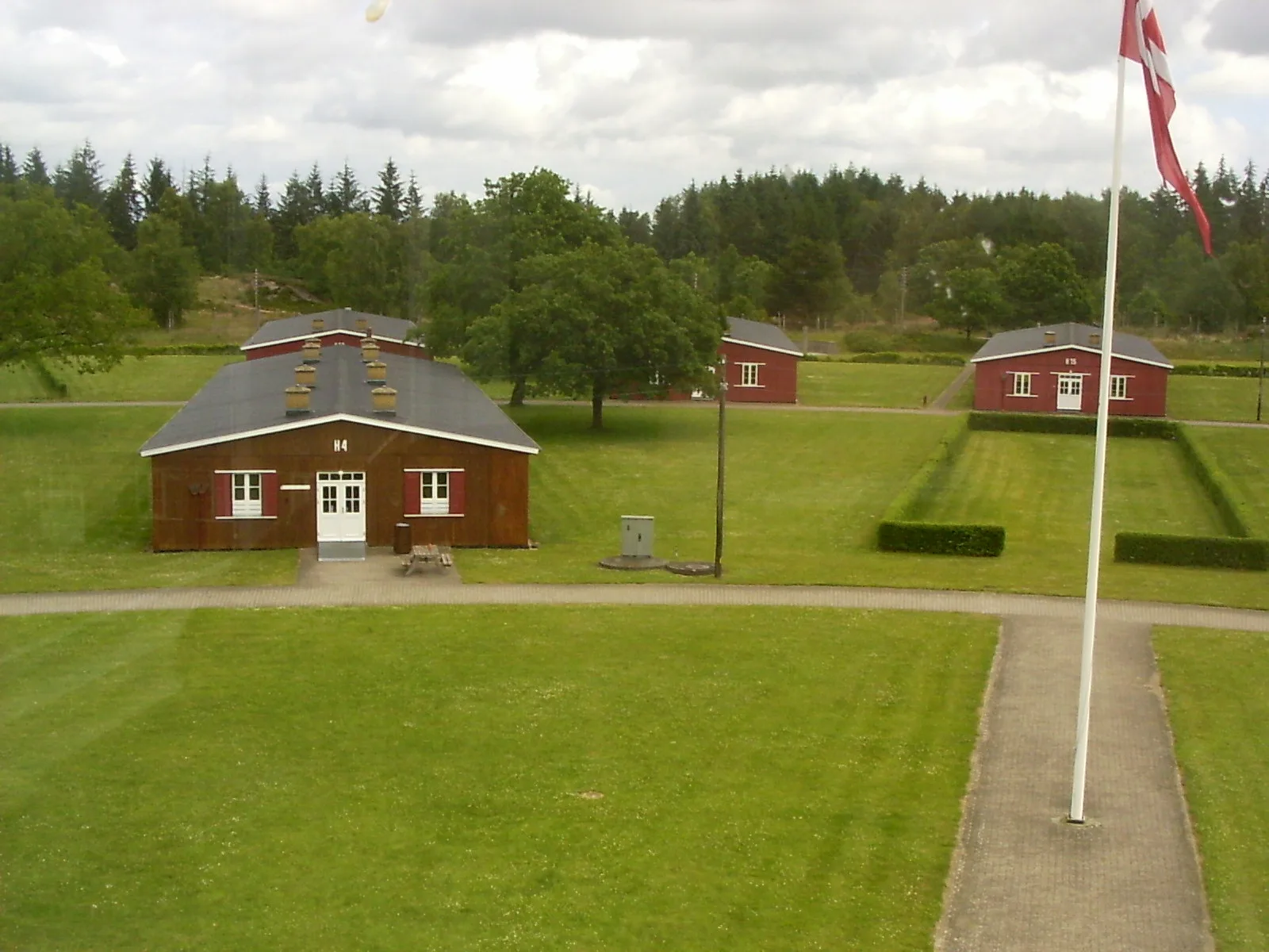 Frøslevlejren – foto fra Wikimedia Commons