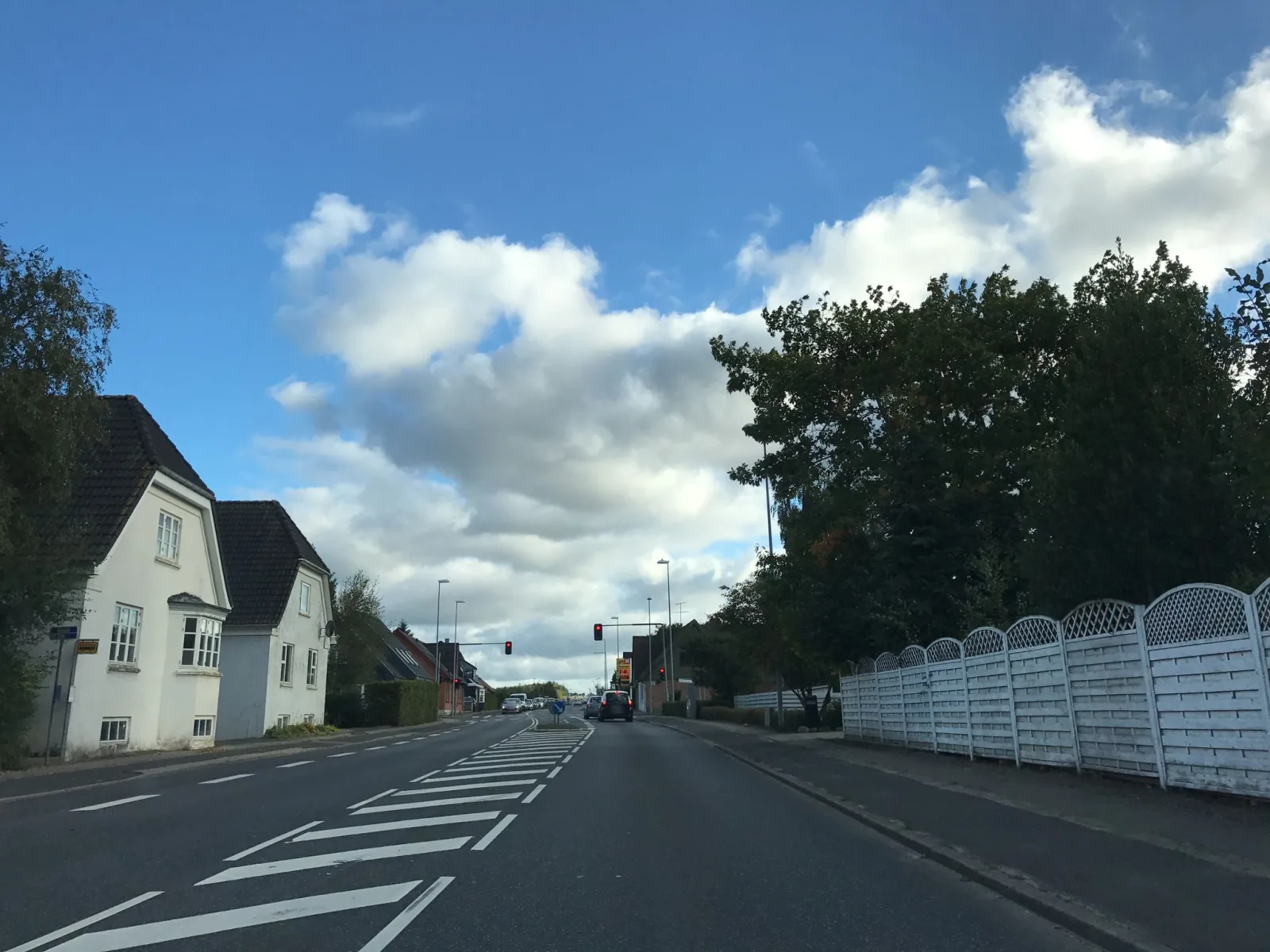 Mapillary-Foto in der Nähe von Skægkær Pizza