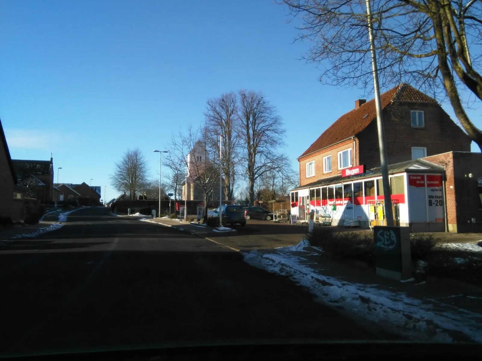 Mapillary-Foto in der Nähe von Stjær Pizza & Burger
