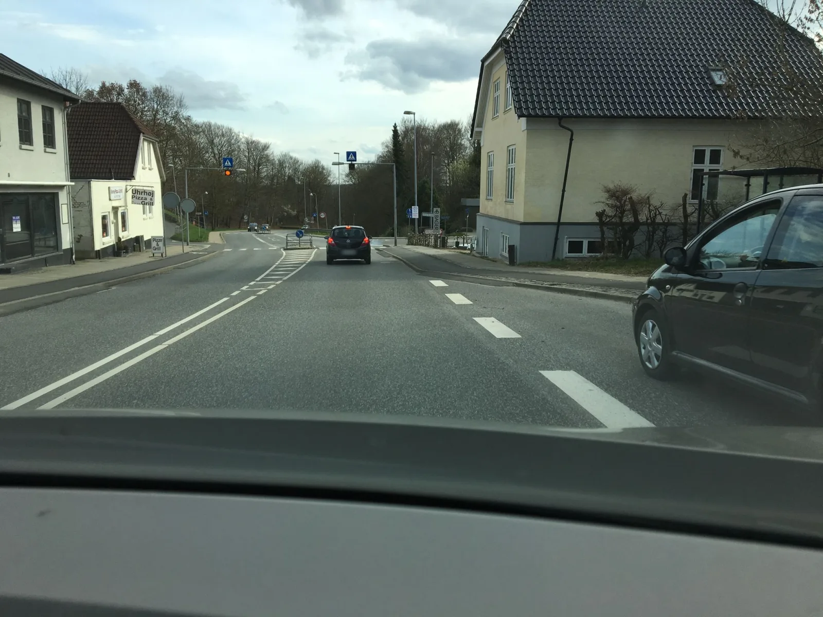Mapillary-Foto in der Nähe von Uhrhøj Pizza & Grill