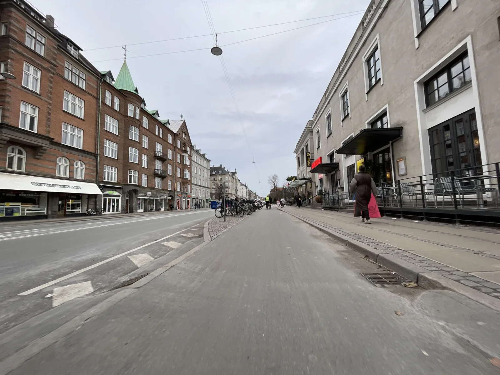 Mapillary-Foto in der Nähe von Madklubben Østerbro