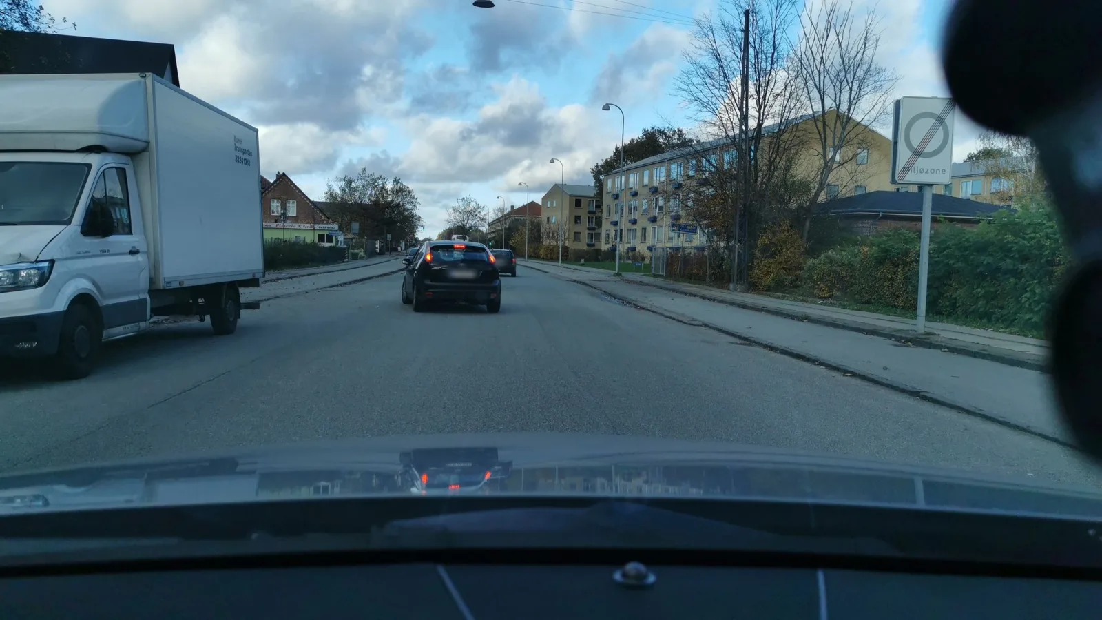 Mapillary-foto nær Mørkhøj Pizzeria
