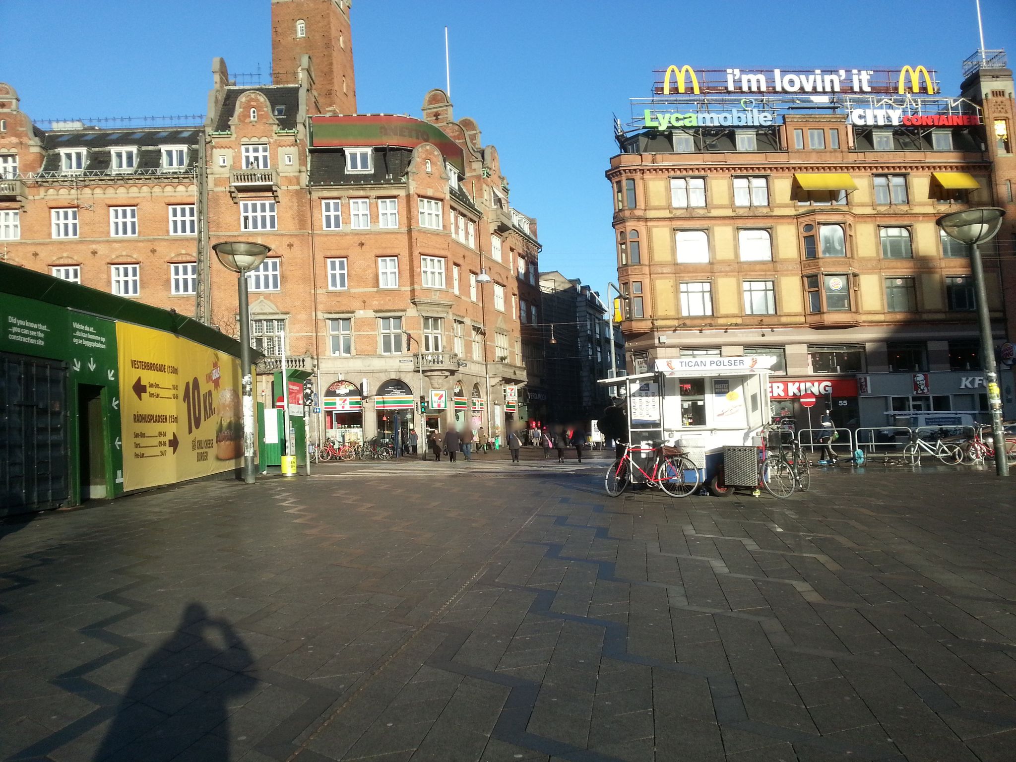 Mapillary-Foto in der Nähe von Rådhuspladsen