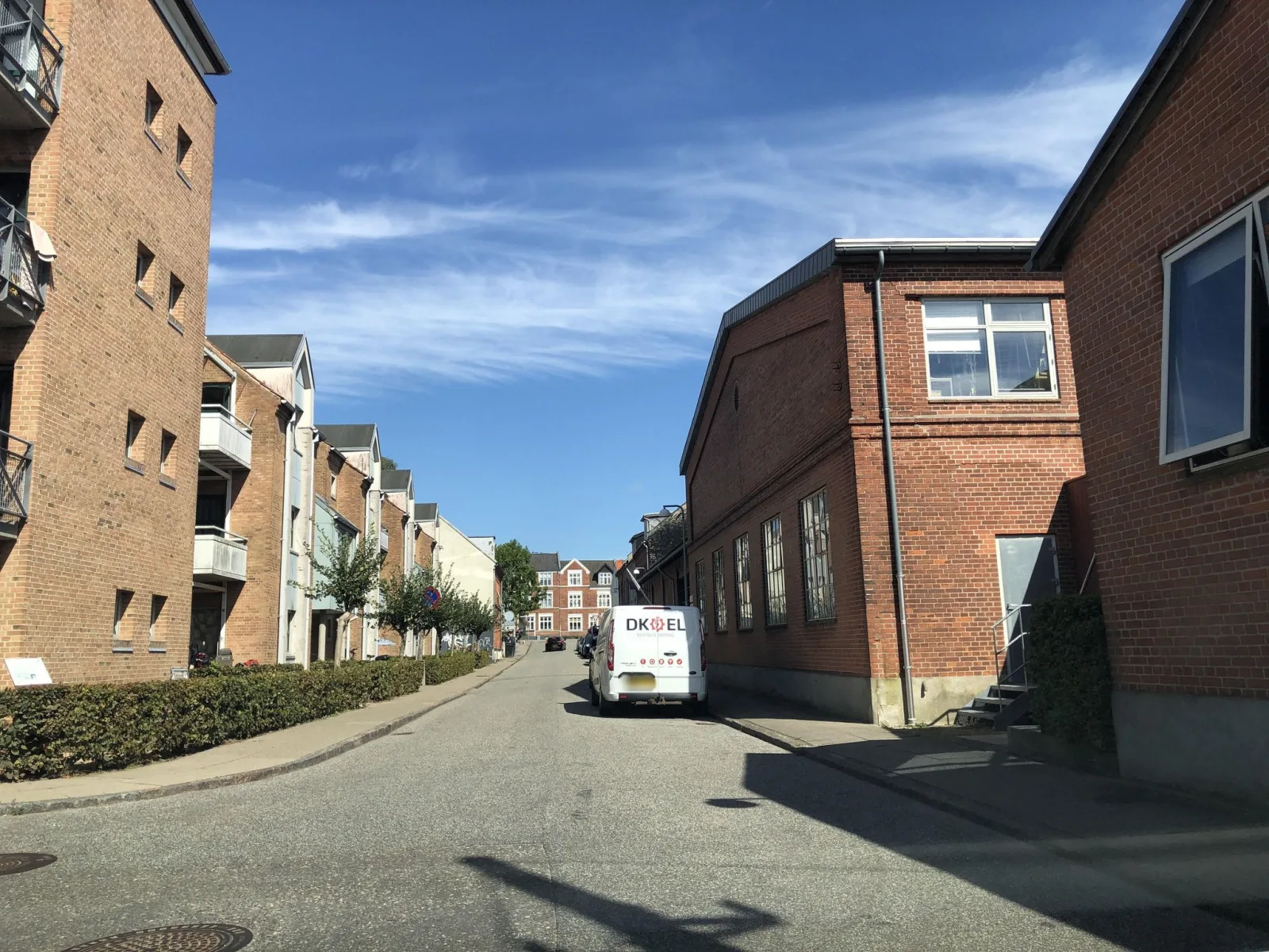 Mapillary-Foto in der Nähe von Spinderihallerne Vejlemuseerne