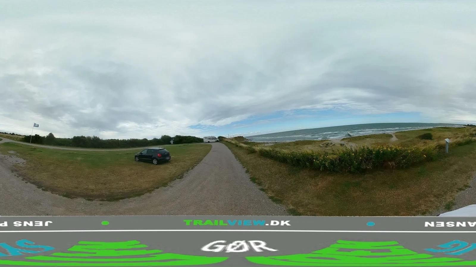 Mapillary-foto ved Badegewässer: SVENSTRUP STRAND