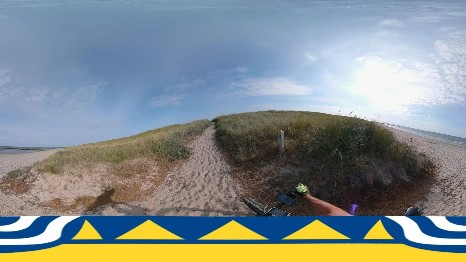 Mapillary-foto ved Badegewässer: HVIDBJERG STRAND VED GRØNNINGEN (~HØFDE 7 OG 8)
