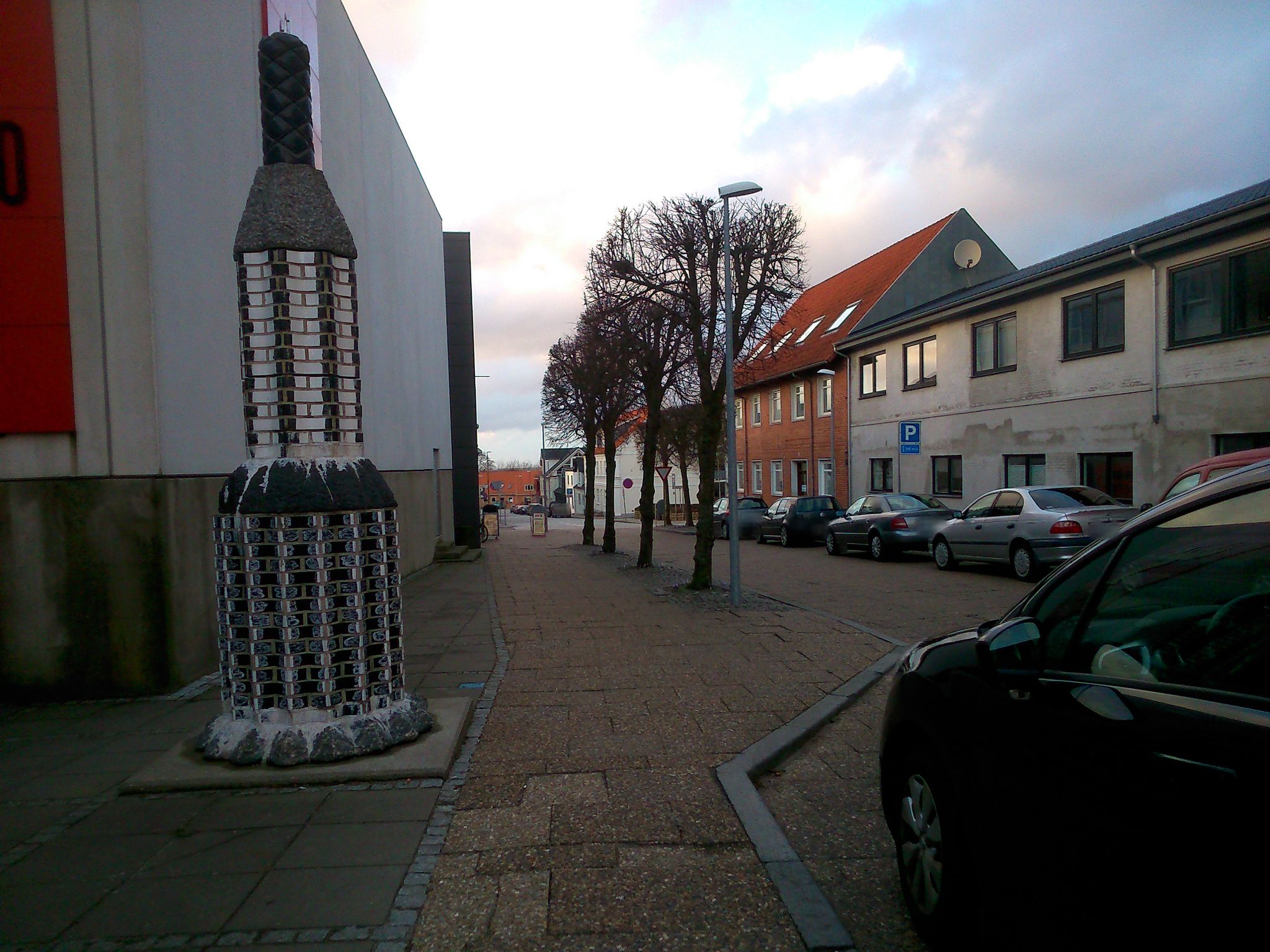 Mapillary-Foto in der Nähe von Ikast Biograf