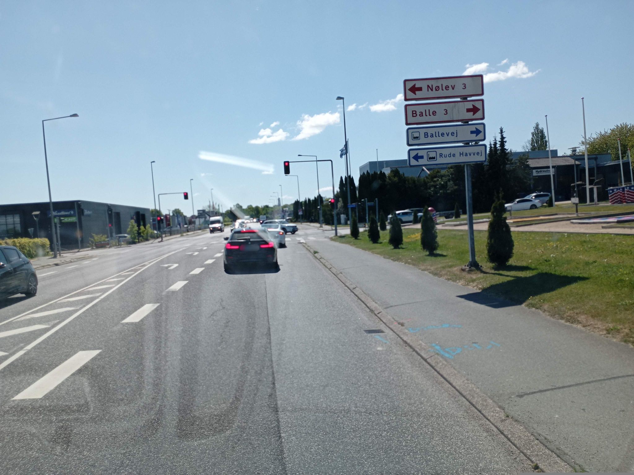 Mapillary-Foto in der Nähe von Odder BowlingCenter