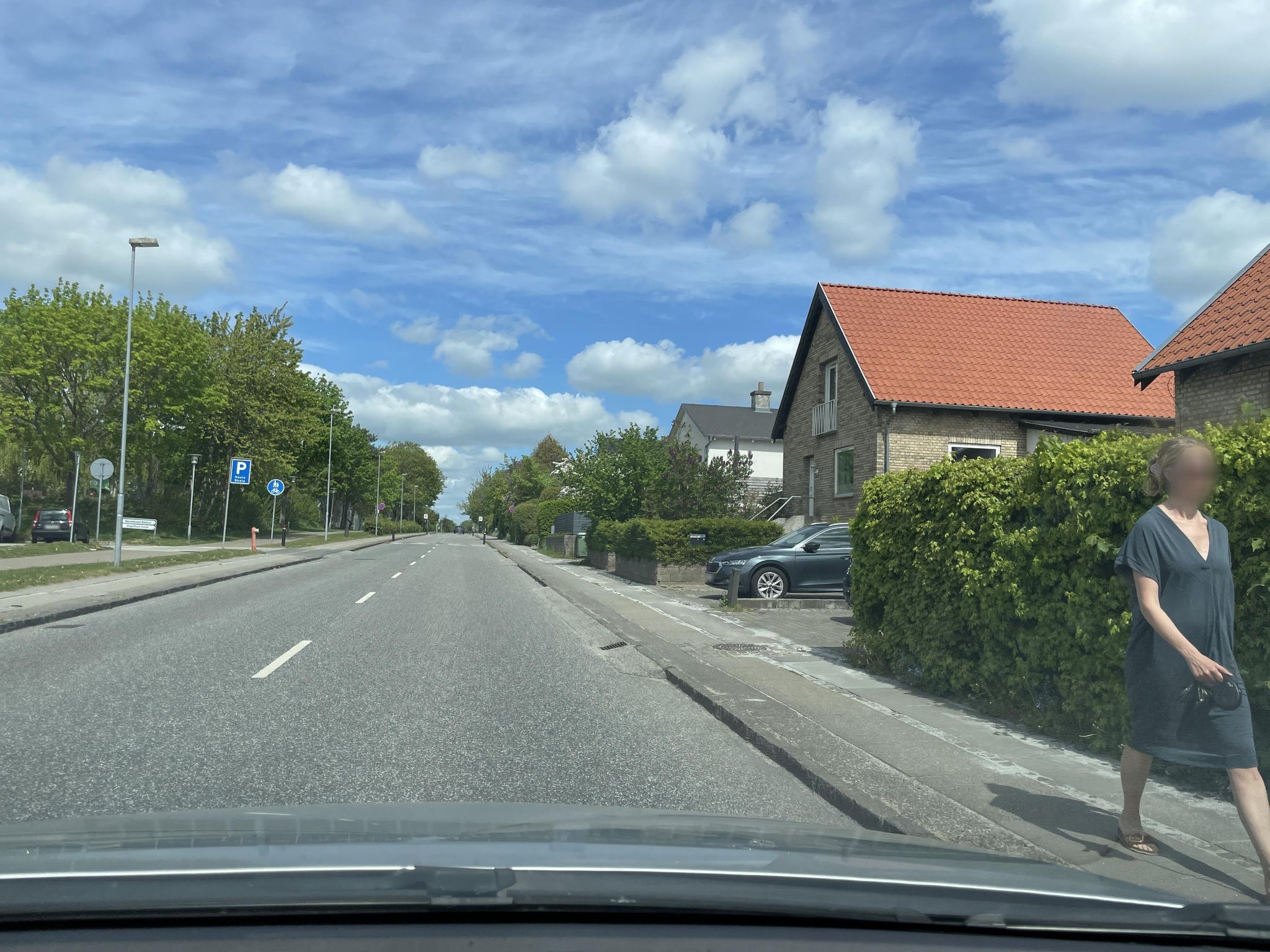 Mapillary-foto nær Hasle Svømmehal