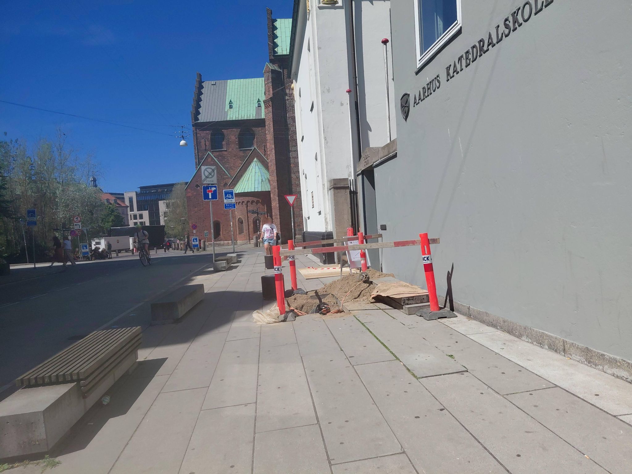 Mapillary-foto nær Hot yoga Aarhus