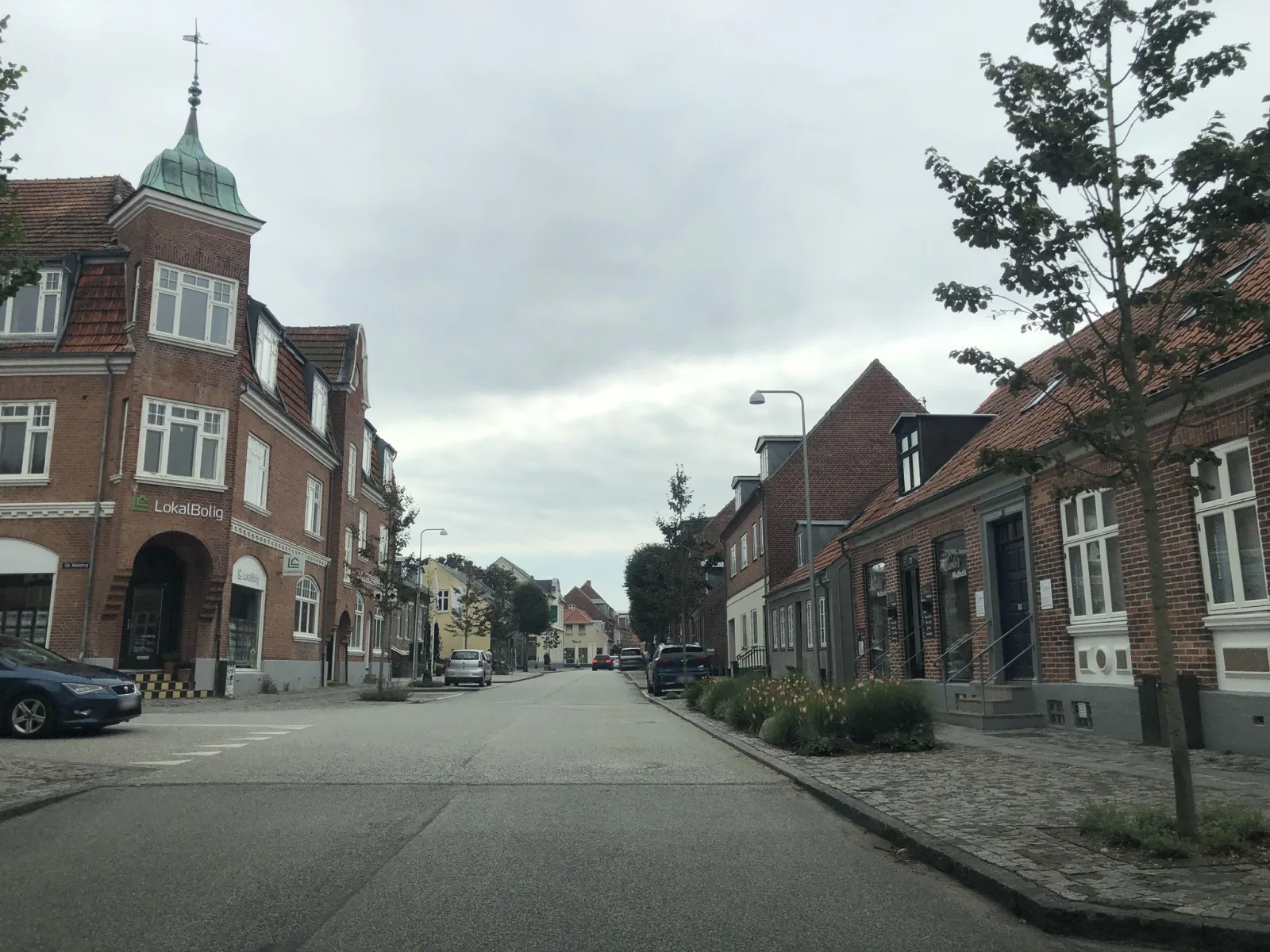Mapillary-foto nær Ringkøbing Bio "Borgen"