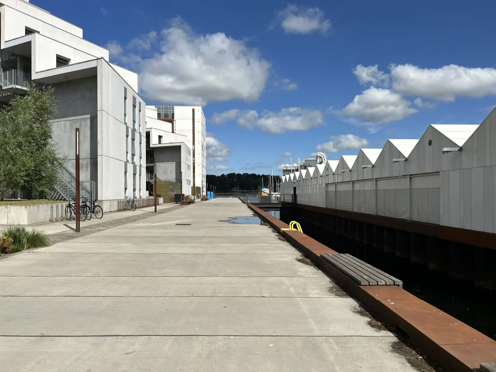 Mapillary-foto nær Odense Havnebad
