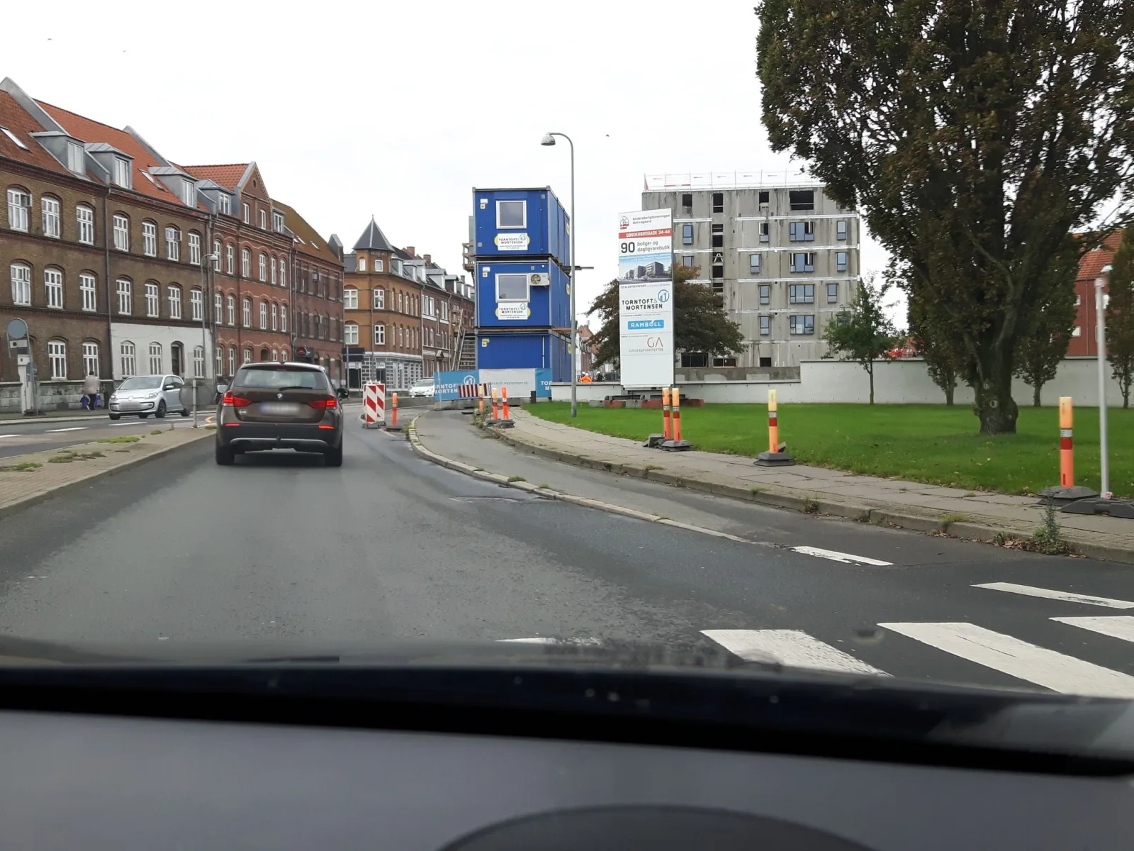 Mapillary-Foto in der Nähe von Horsens Stenovs Pizza