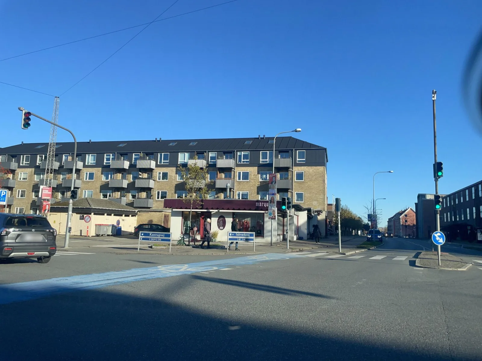 Mapillary-Foto in der Nähe von Det Lille Pizzahus