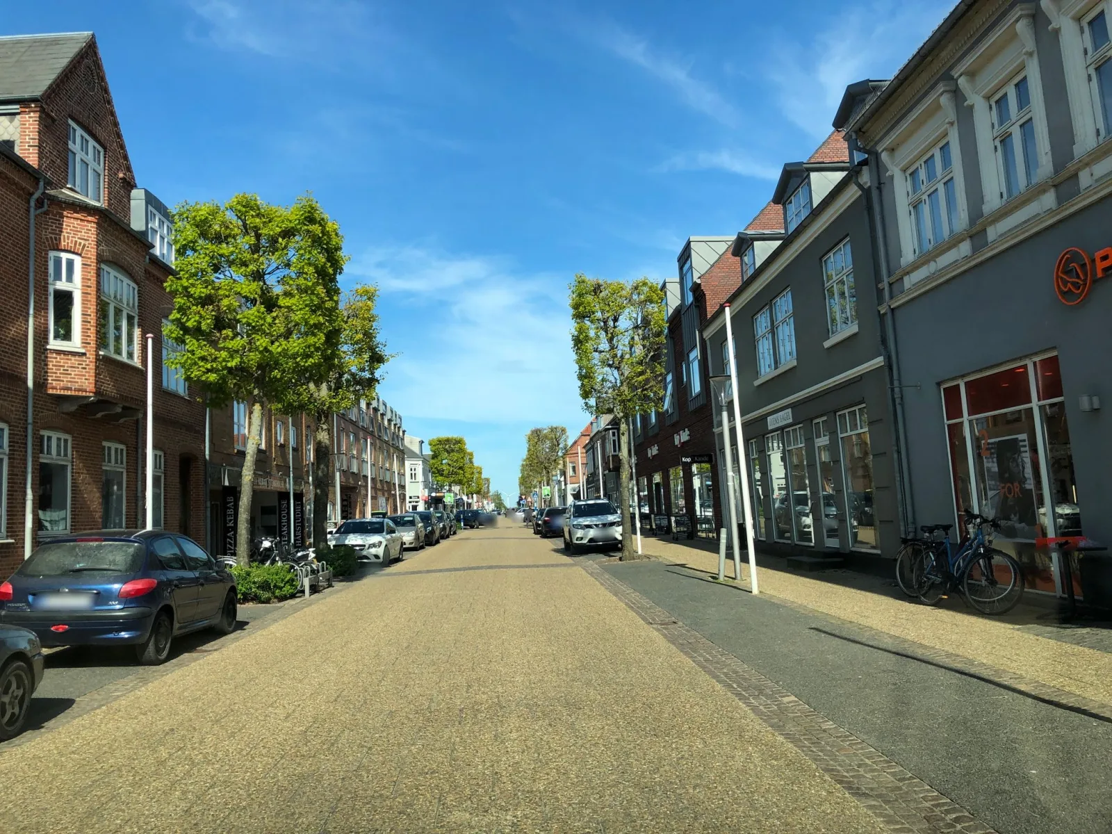 Mapillary-Foto in der Nähe von Kebab House Skjern