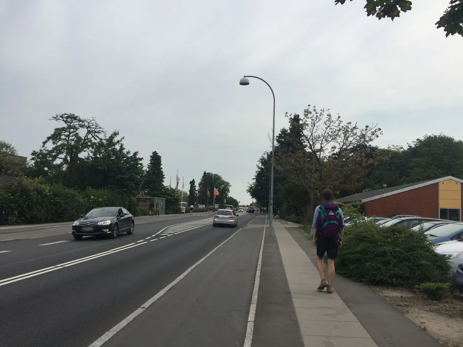 Mapillary-foto nær ZBC Roskolde Kantinen