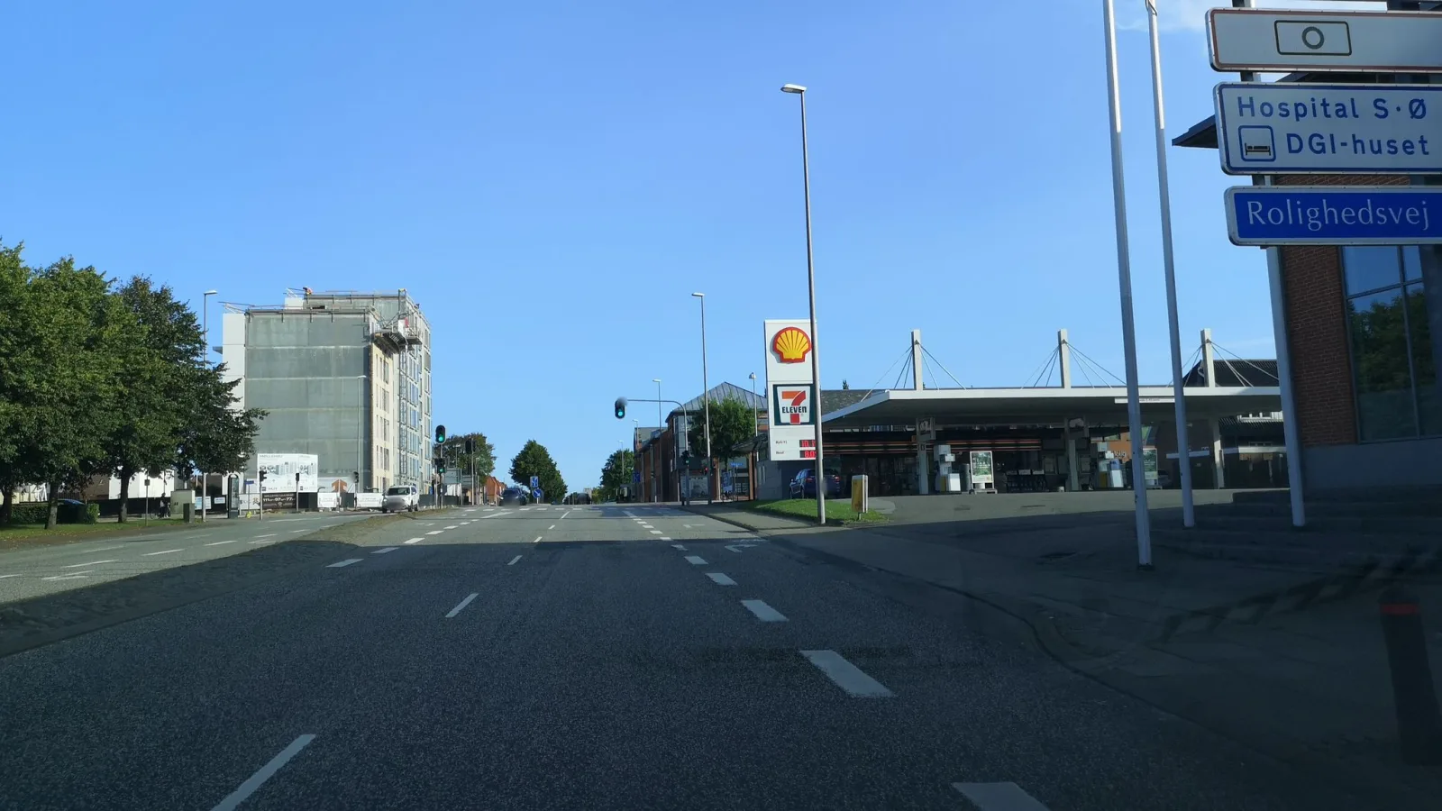 Mapillary-foto nær Møllegrillen