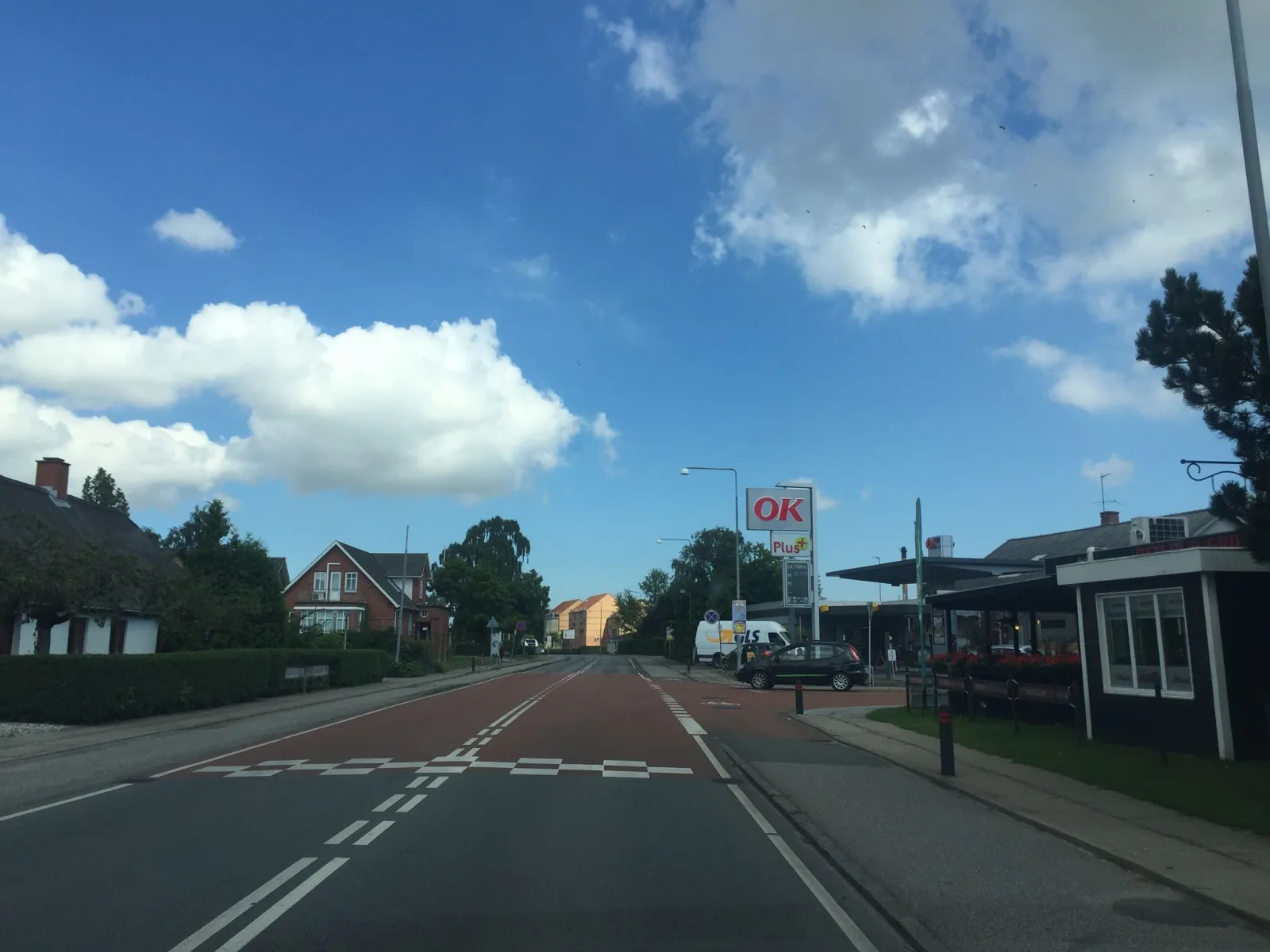 Mapillary-Foto in der Nähe von Otterup Pizzaria