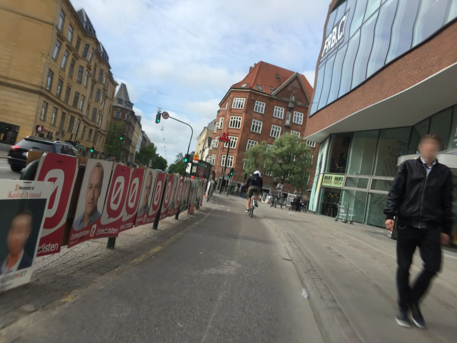 Mapillary-foto nær Gastronomer Frederiksberg centret