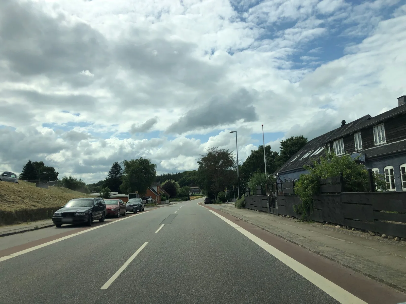 Mapillary-foto nær Nørre Vissing Kro