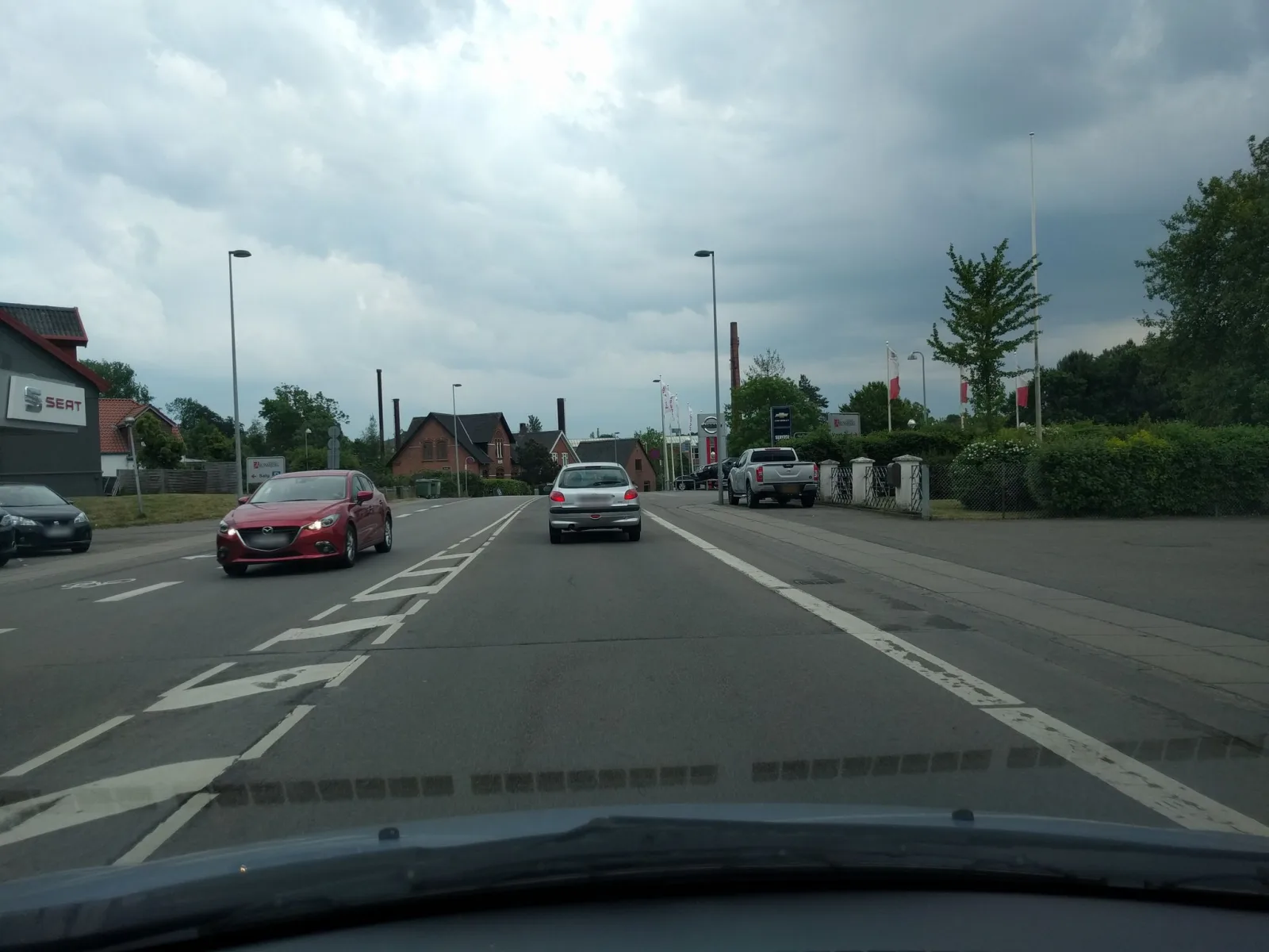 Mapillary-foto nær Pizza King