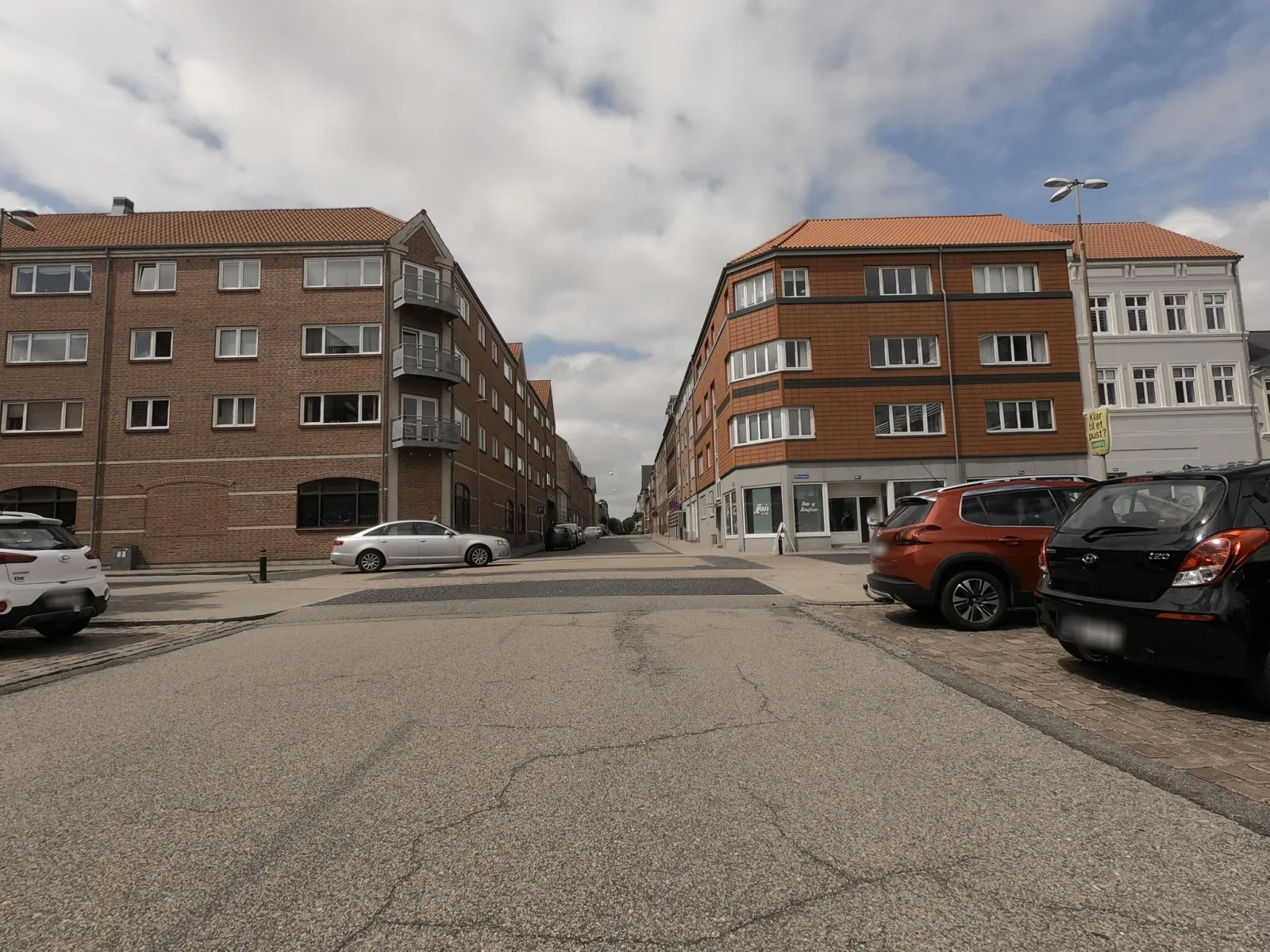 Mapillary-foto nær Pølsevognen Banegårdspladsen