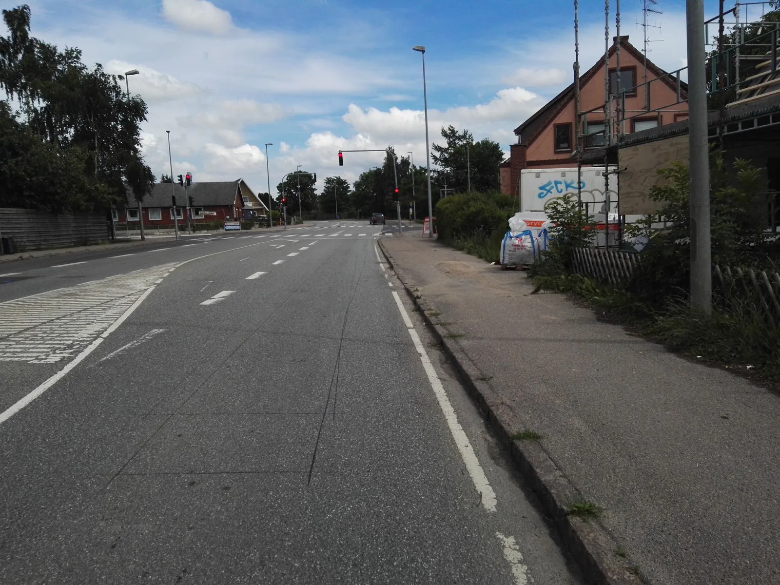 Mapillary-foto nær Gørløse Pizza