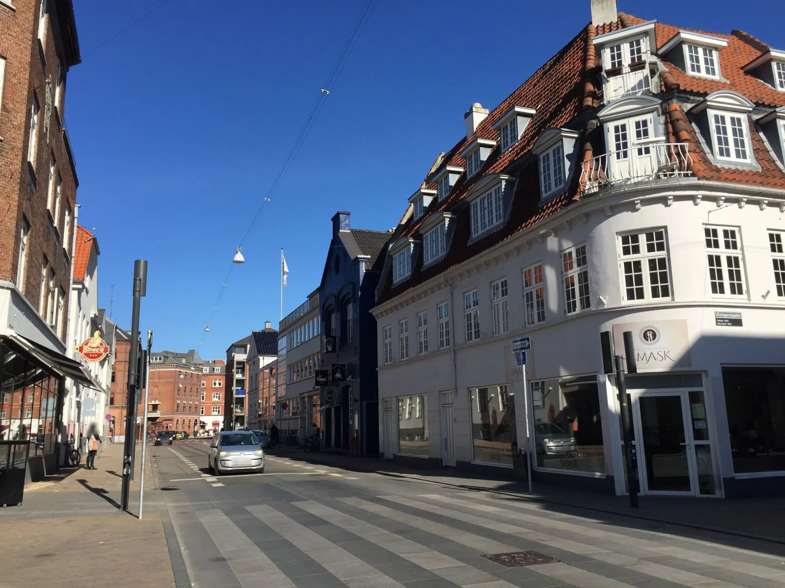 Mapillary-Foto in der Nähe von Restaurant Bone's Odense