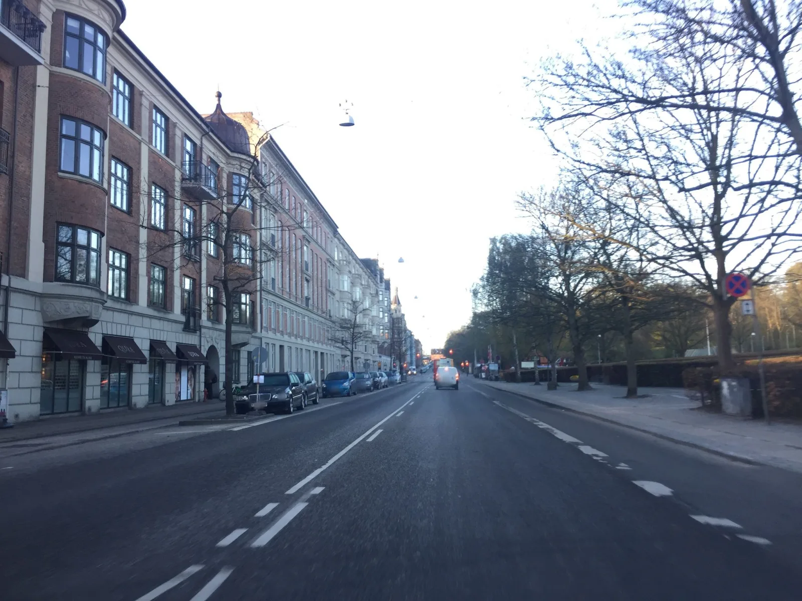 Mapillary-Foto in der Nähe von Hansens Gamle Familiehave